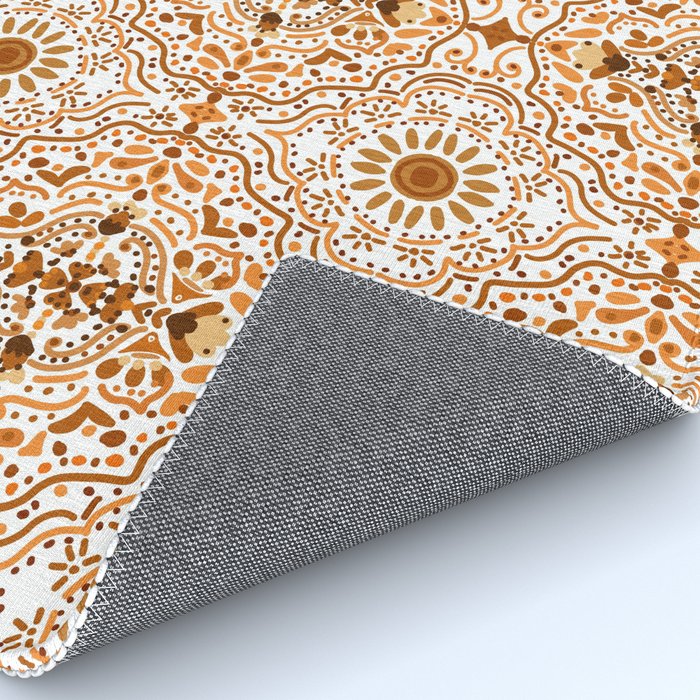 Bohemian Fantasy in Orange Rug Gallery Image 4