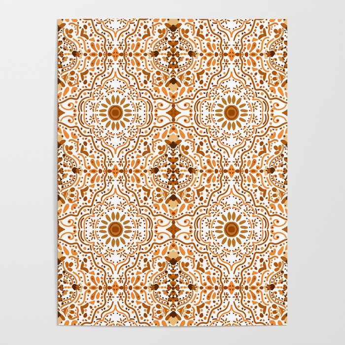 Bohemian Fantasy in Orange Poster Gallery Image 4