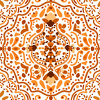 Bohemian Fantasy in Orange Coffee Mug Gallery Image 2