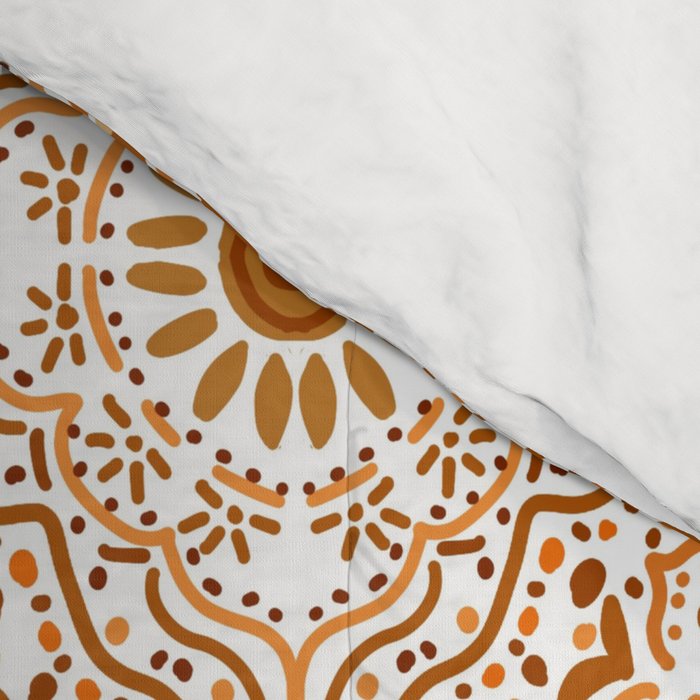 Bohemian Fantasy in Orange Comforter Gallery Image 4
