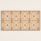 Bohemian Fantasy in Orange Desk Mat Gallery Image 3