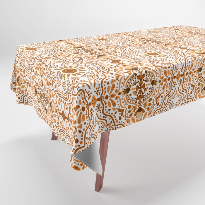Bohemian Fantasy in Orange Tablecloth Gallery Image 1