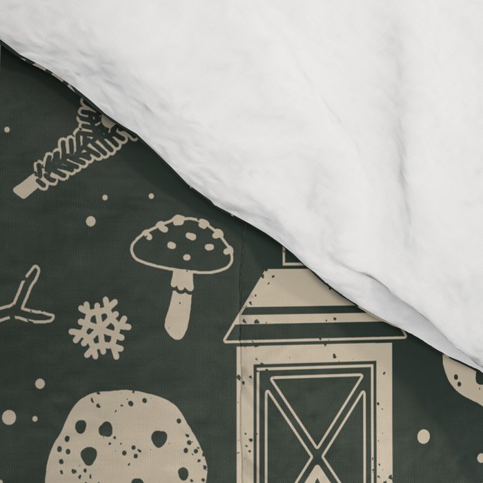 Winter Nights: Forest Comforter Gallery Image 4