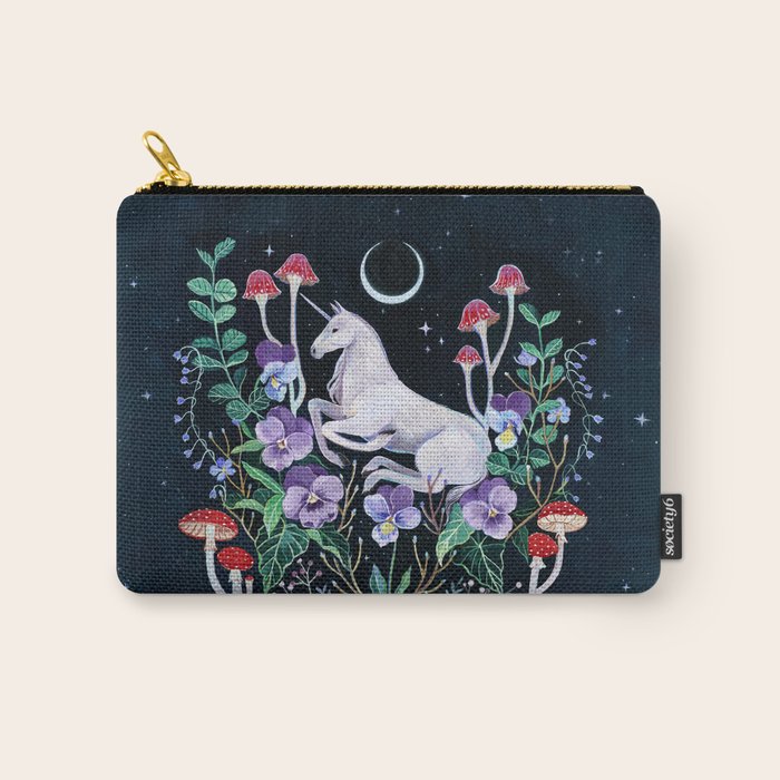 Unicorn Garden Carry All Pouch Gallery Image 1