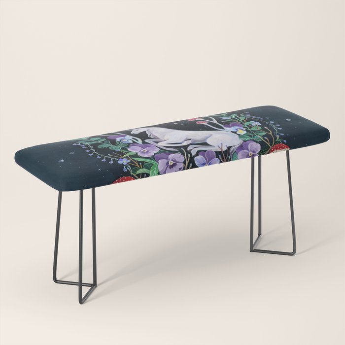 Unicorn Garden Bench Gallery Image 1