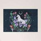 Unicorn Garden Welcome Mat Gallery Image 1