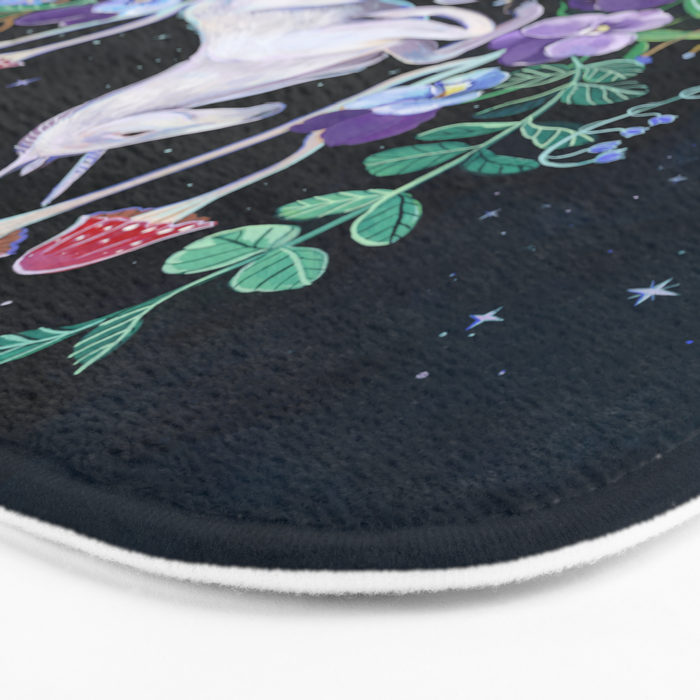 Unicorn Garden Bath Mat Gallery Image 3