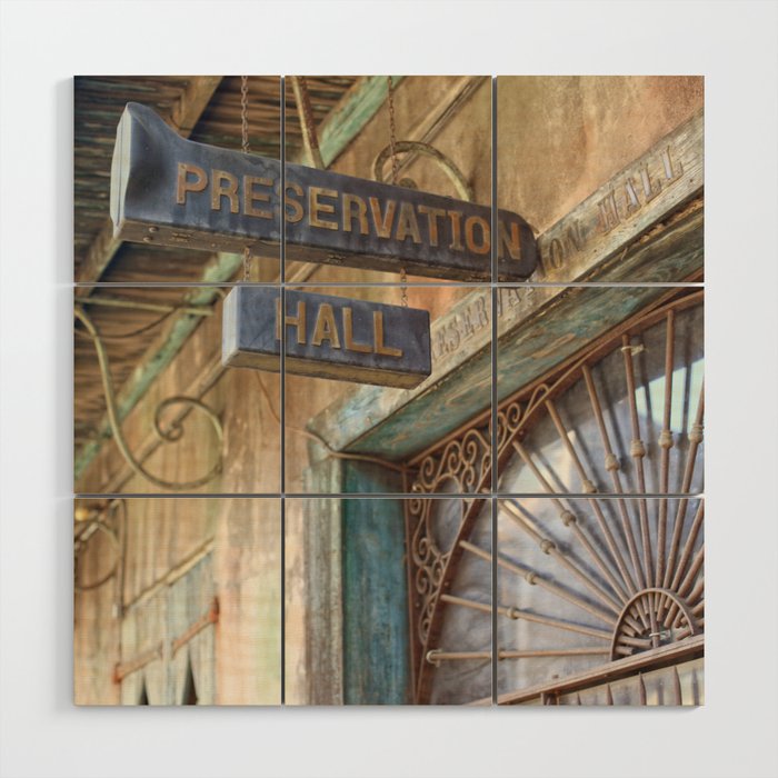 New Orleans Jazz Club Wood Wall Art Gallery Image 1