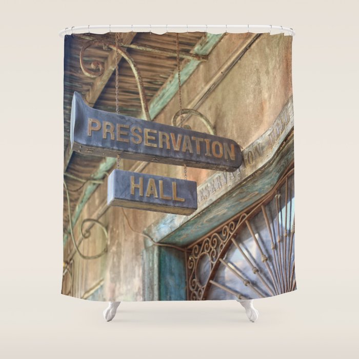 New Orleans Jazz Club Shower Curtain Gallery Image 1