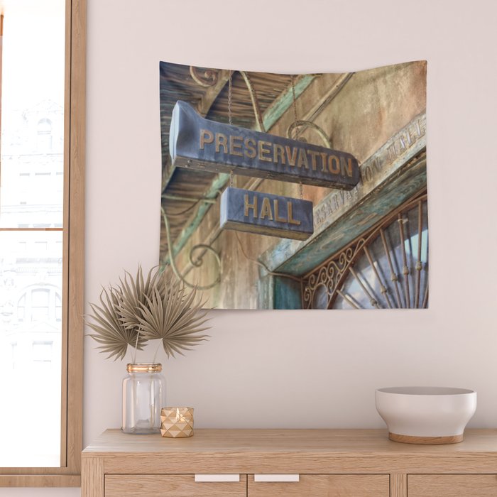 New Orleans Jazz Club Wall Tapestry Gallery Image 2