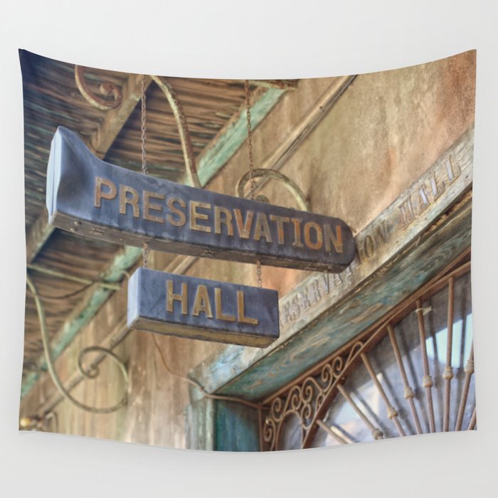 New Orleans Jazz Club Wall Tapestry