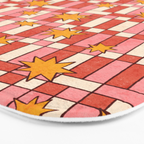 Retro Starry Plaid Bath Mat Gallery Image 3