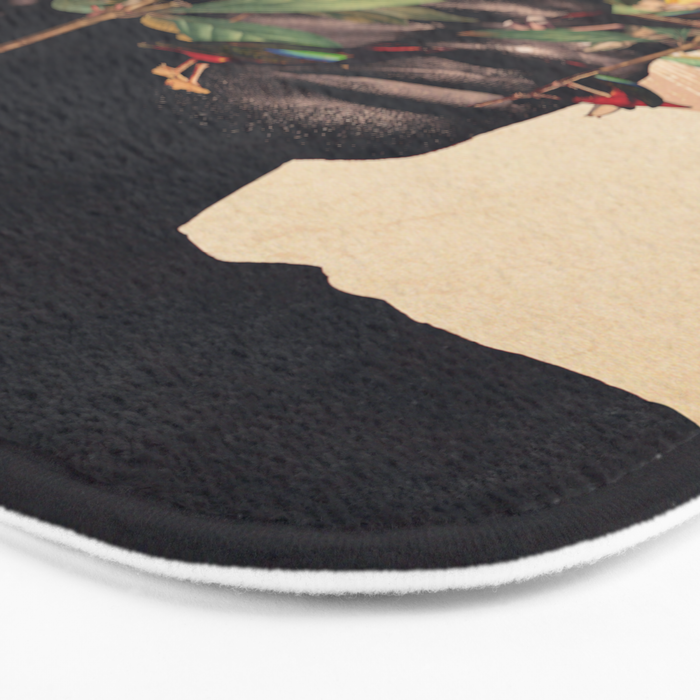 Birds are my Real Origin Bath Mat Gallery Image 3