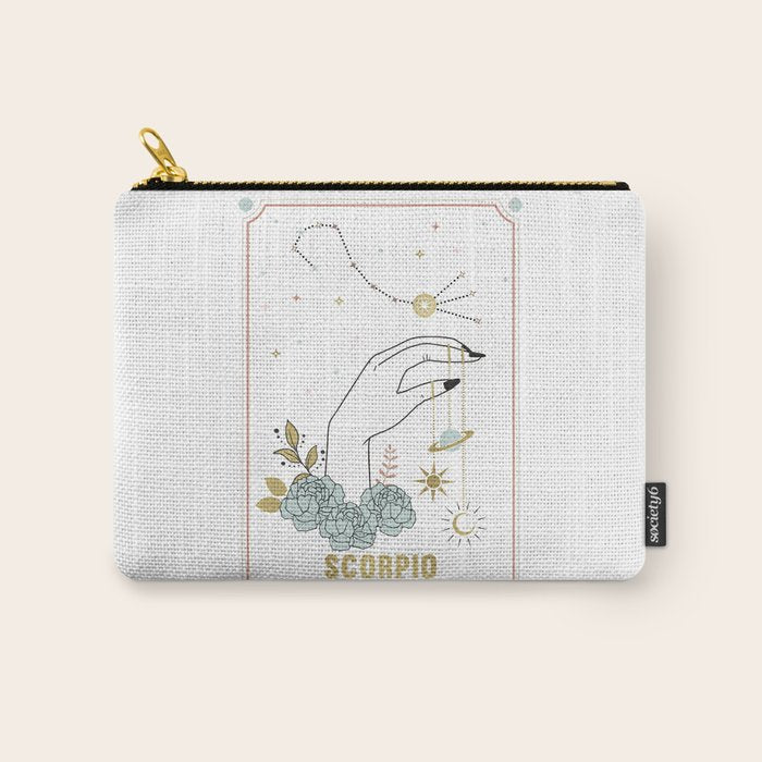 Scorpio Zodiac Series Carry All Pouch Gallery Image 1