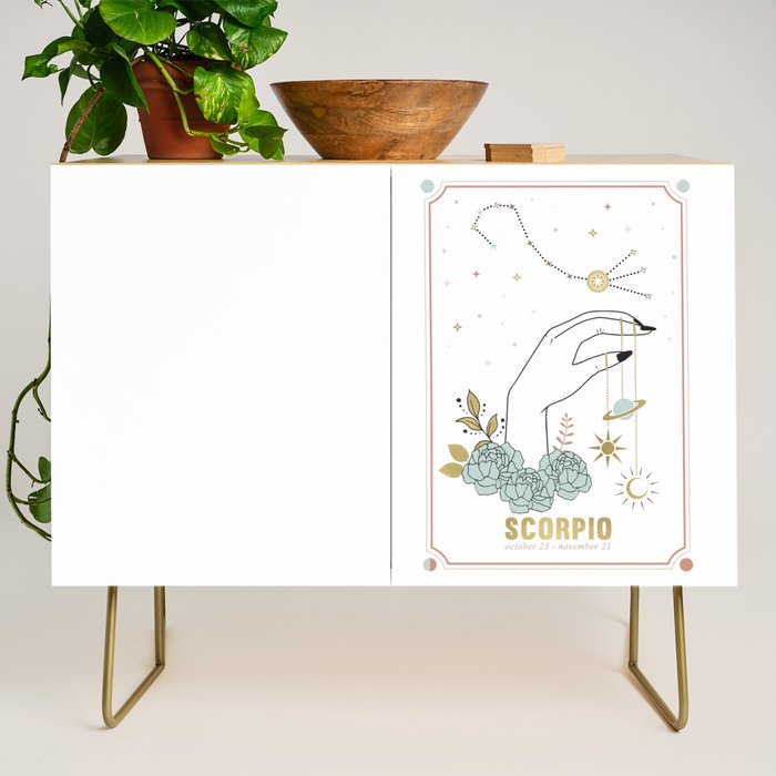 Scorpio Zodiac Series Credenza Gallery Image 1