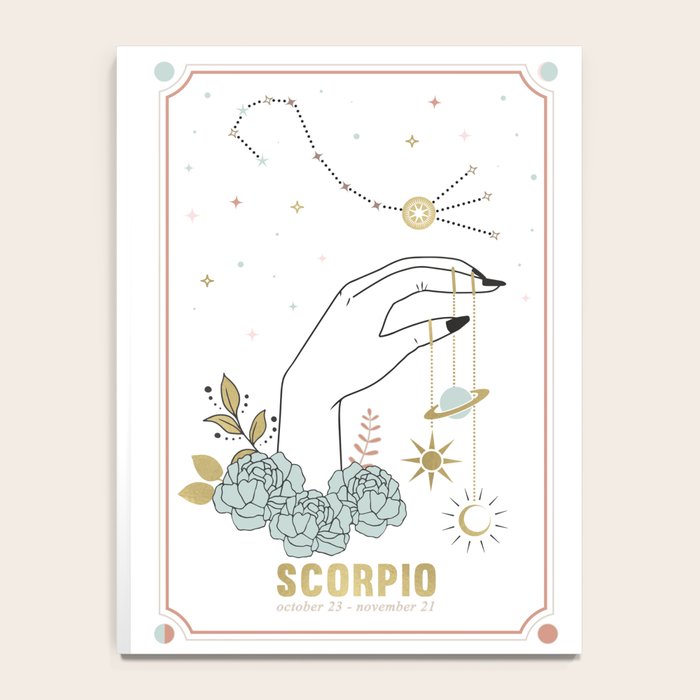 Scorpio Zodiac Series Notebook Gallery Image 4