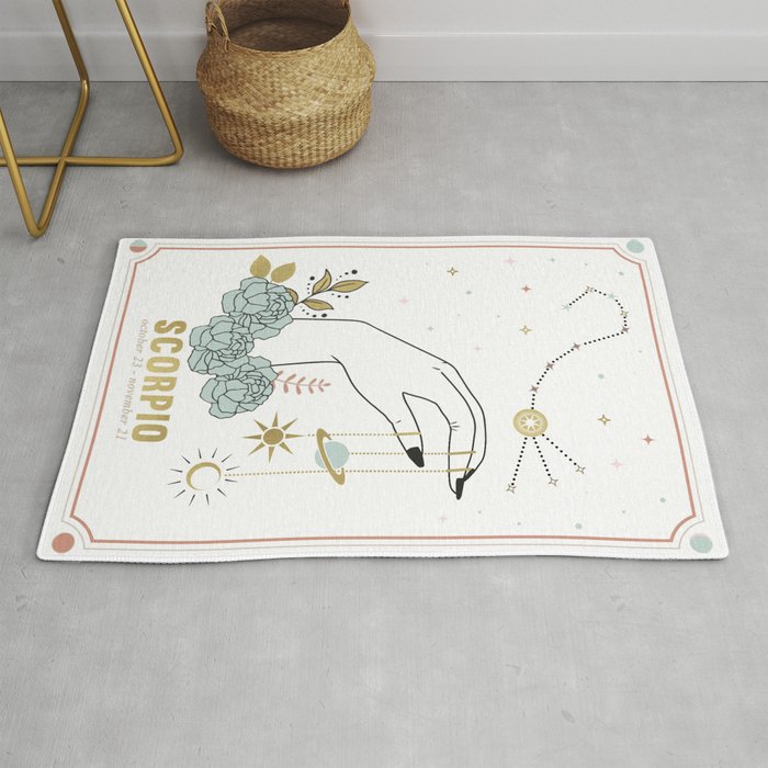 Scorpio Zodiac Series Rug Gallery Image 1