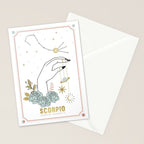 Scorpio Zodiac Series Stationery Card Gallery Image 2