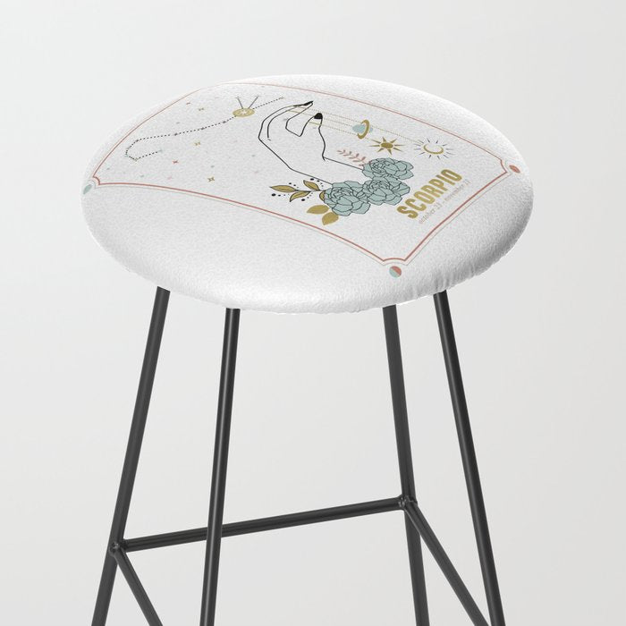 Scorpio Zodiac Series Stool Gallery Image 2