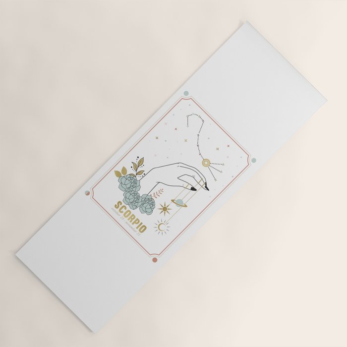 Scorpio Zodiac Series Yoga Mat Gallery Image 1
