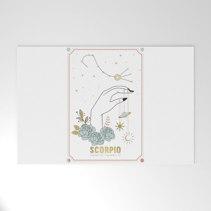 Scorpio Zodiac Series Welcome Mat Gallery Image 1