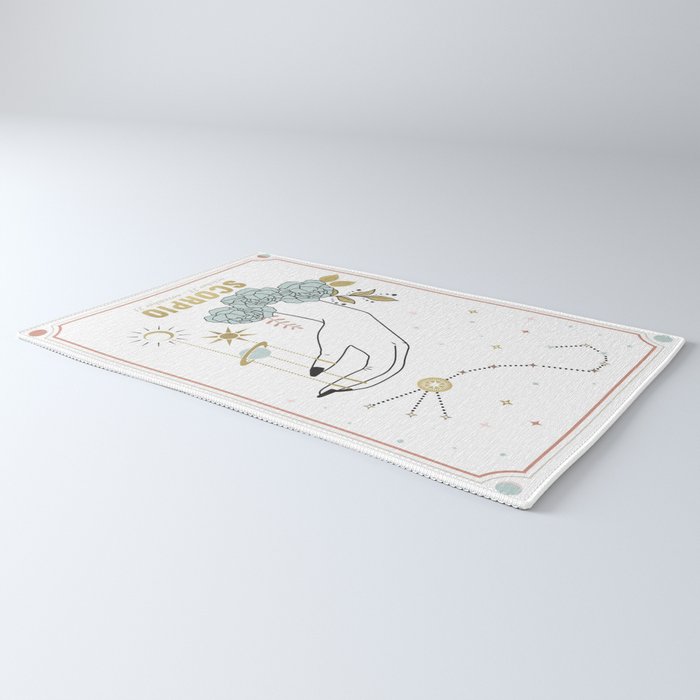 Scorpio Zodiac Series Rug Gallery Image 3