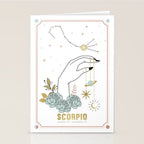 Scorpio Zodiac Series Stationery Card Gallery Image 2