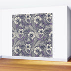 acanthus navy blue violet Wall Mural Gallery Image 2
