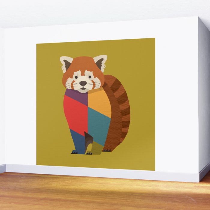 Red Panda Wall Mural Gallery Image 2