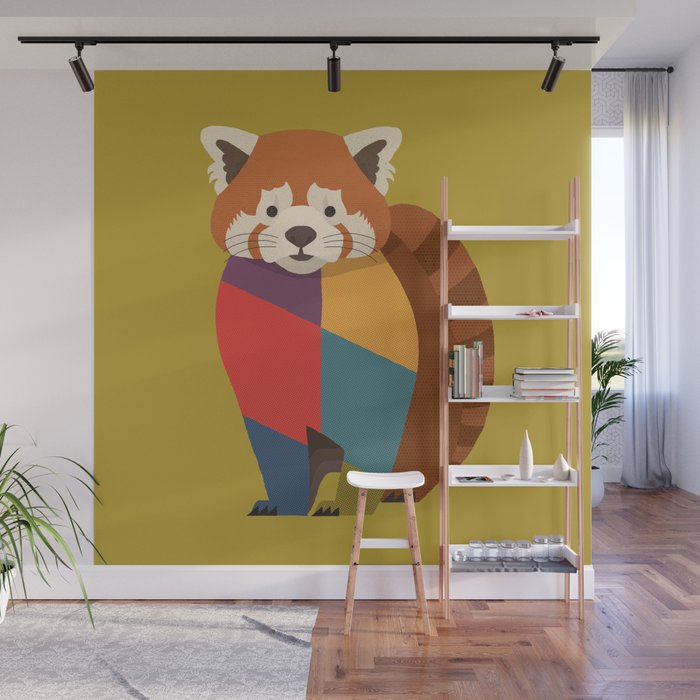 Red Panda Wall Mural Gallery Image 1
