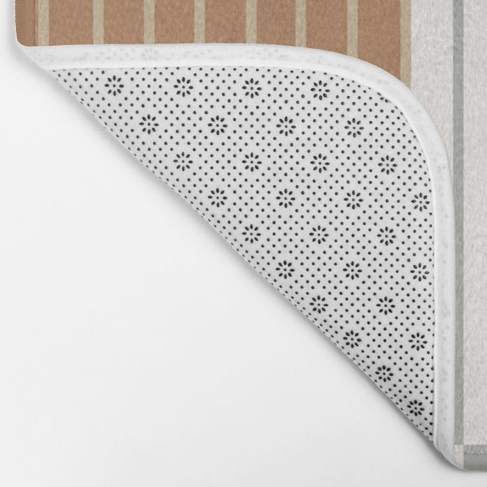 Color Block Line Abstract LXXVI Bath Mat Gallery Image 2