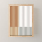 Color Block Line Abstract LXXVI Mini Art Print Gallery Image 1