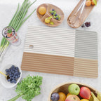 Color Block Line Abstract LXXVI Cutting Board Gallery Image 2
