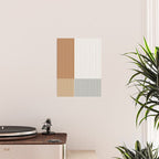 Color Block Line Abstract LXXVI Poster Gallery Image 2