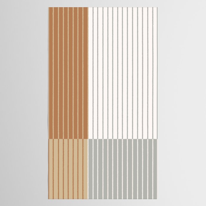Color Block Line Abstract LXXVI Tablecloth Gallery Image 2