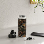 Wild West - dark brown, rust, green, and black Water Bottle Gallery Image 4