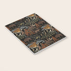Wild West - dark brown, rust, green, and black Notebook Gallery Image 3