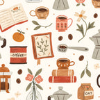 Gouache Books and Coffee Coffee Mug Gallery Image 2