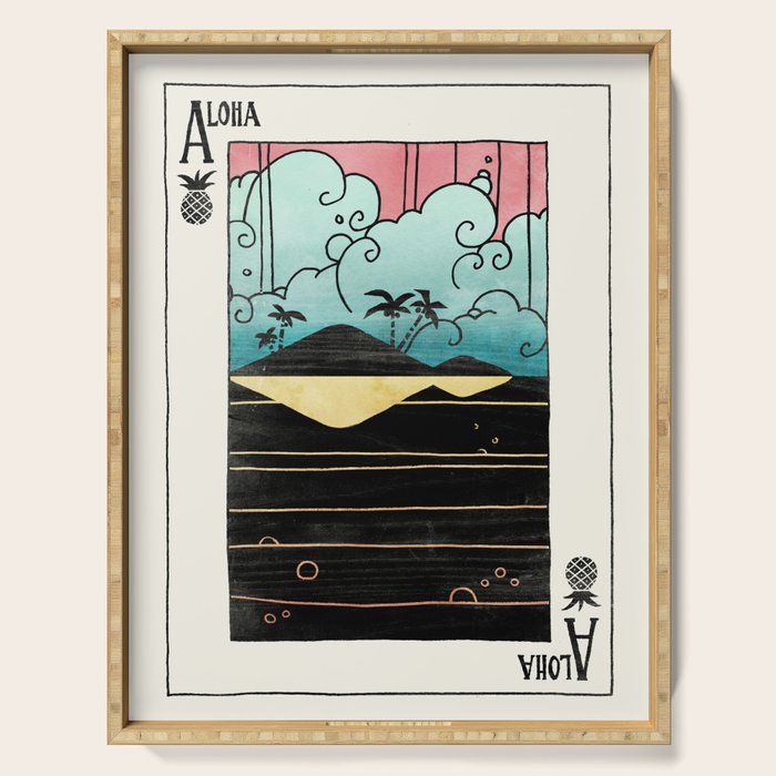 Ace of Aloha Serving Tray Gallery Image 1