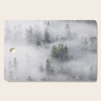 Forest In The Sky - Redwood National Park Foggy Trees Cutting Board Gallery Image 1