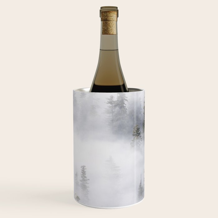 Forest In The Sky - Redwood National Park Foggy Trees Wine Chiller Gallery Image 2