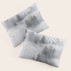 Forest In The Sky - Redwood National Park Foggy Trees Pillow Sham Gallery Image 3