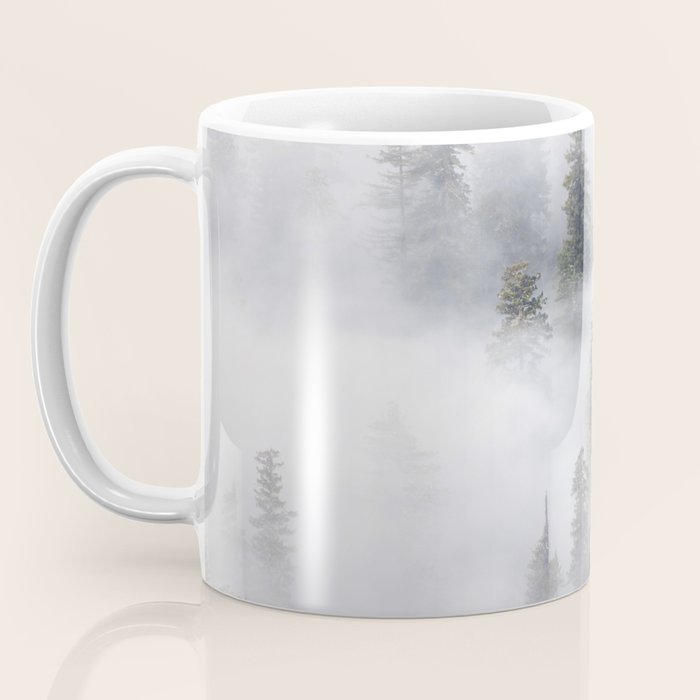 Forest In The Sky - Redwood National Park Foggy Trees Coffee Mug Gallery Image 3