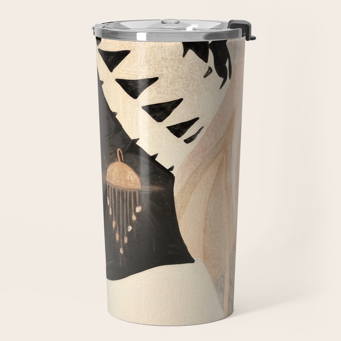Woman with Turban Travel Mug Gallery Image 2