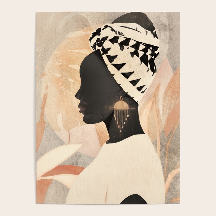 Woman with Turban Poster Gallery Image 1