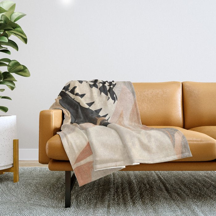 Woman with Turban Throw Blanket Gallery Image 1