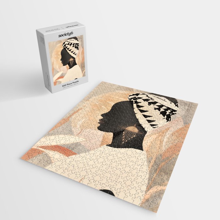 Woman with Turban Jigsaw Puzzle Gallery Image 2