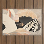 Woman with Turban Outdoor Rug Gallery Image 1