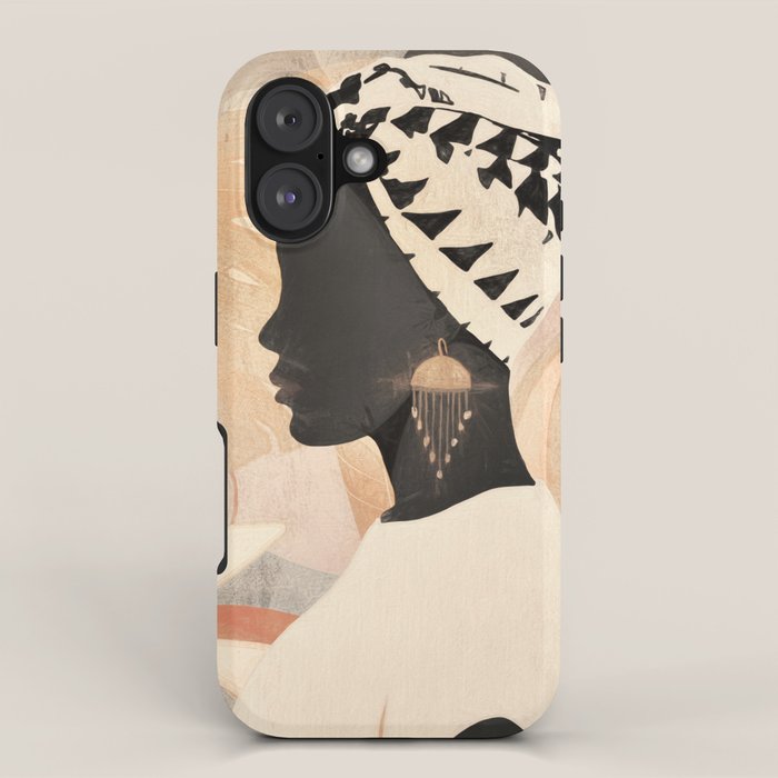 Woman with Turban iPhone Case Gallery Image 1
