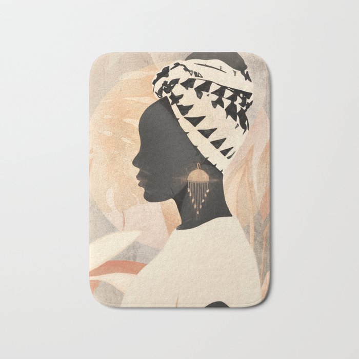 Woman with Turban Bath Mat Gallery Image 1